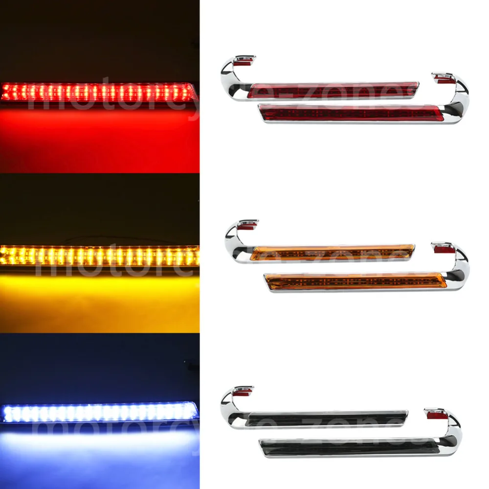 Motorcycle Saddlebag LED Side Marker Light Amber smoke Red Lens Cover for Harley Touring Road King Electra Glide FLHR 2014-2017
Motorcycle Saddlebag LED Side Marker Light Amber smoke Red Lens Cover for Harley Touring Road King Electra Glide FLHR 2014-2017