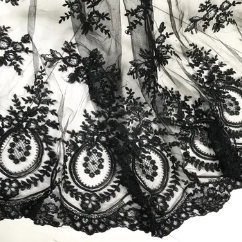 GLace 1Y/Lot Transparent car bone embroidered lace fabric black European style lace clothing dress mesh fabricTX190
GLace 1Y/Lot Transparent car bone embroidered lace fabric black European style lace clothing dress mesh fabricTX190