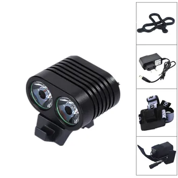 5000 Lumens XM-L 2T6 LED Bicycle Bike front Light Lamp Battery Pack Charger + Headband
5000 Lumens XM-L 2T6 LED Bicycle Bike front Light Lamp Battery Pack Charger + Headband