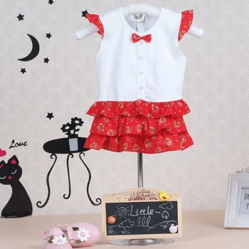 Wholesale Cotton Baby Girls Layered Summer Dress Toddler Dresses Children Bowknot Knee-Length Underskirts Infant Clothing
Wholesale Cotton Baby Girls Layered Summer Dress Toddler Dresses Children Bowknot Knee-Length Underskirts Infant Clothing