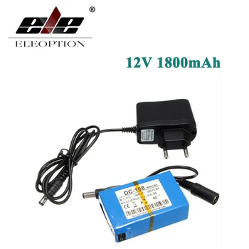 ELEOPTION Portable DC-168 DC 12V 1800mAh Rechargeable Li-ion Battery for CCTV Camera wireless Camera Baby monitor With Plug
ELEOPTION Portable DC-168 DC 12V 1800mAh Rechargeable Li-ion Battery for CCTV Camera wireless Camera Baby monitor With Plug