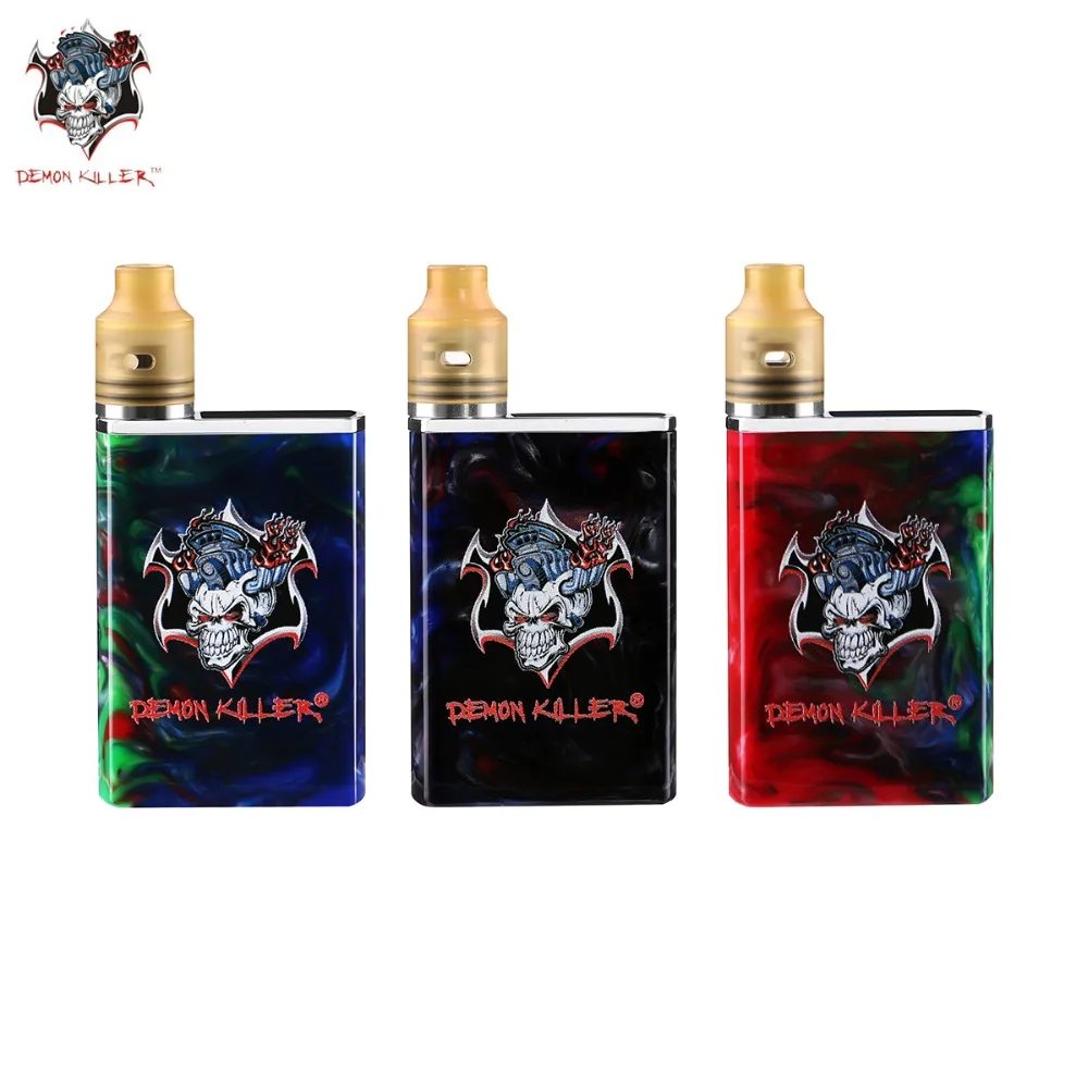 Original Demon Killer Tiny Resin Kit with tiny RDA tank LED screen built in 800mAh battery electronic cigarette kit for vape
Original Demon Killer Tiny Resin Kit with tiny RDA tank LED screen built in 800mAh battery electronic cigarette kit for vape