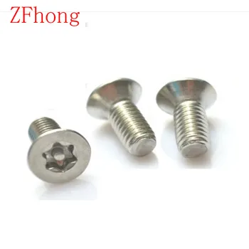 50pcs/lot M6*10/12/16/20/25/30/35/40/45/50 stainless steel Torx countersunk Head Tamper Proof Security Screw Screws
50pcs/lot M6*10/12/16/20/25/30/35/40/45/50 stainless steel Torx countersunk Head Tamper Proof Security Screw Screws