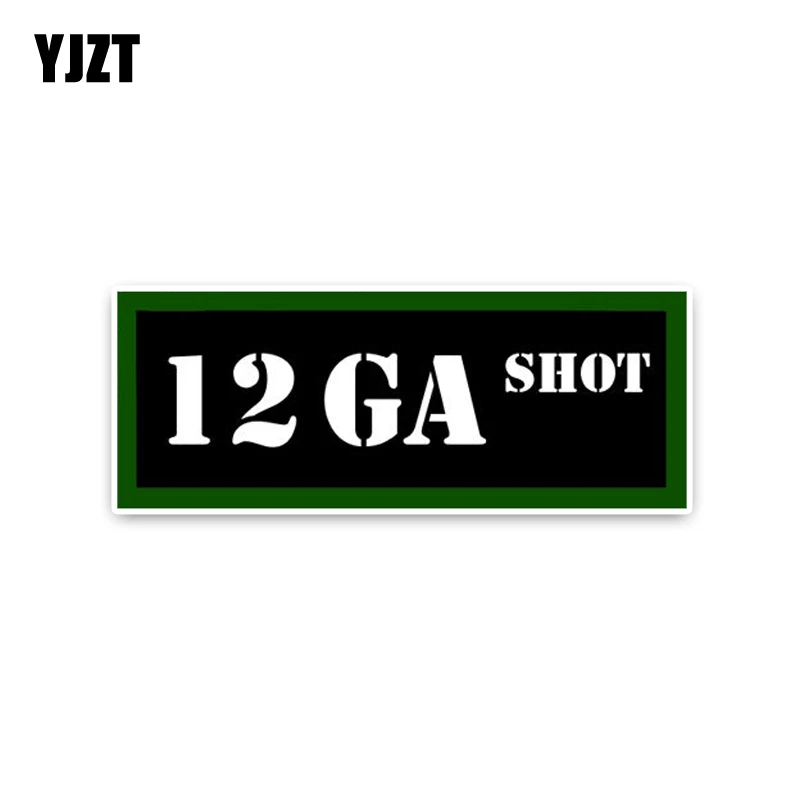 YJZT 12.5CM*4.6CM High-quality Motorcycle Car-styling 12 GA SHOT Ammo Car Sticker Decal PVC 5-0003
YJZT 12.5CM*4.6CM High-quality Motorcycle Car-styling 12 GA SHOT Ammo Car Sticker Decal PVC 5-0003