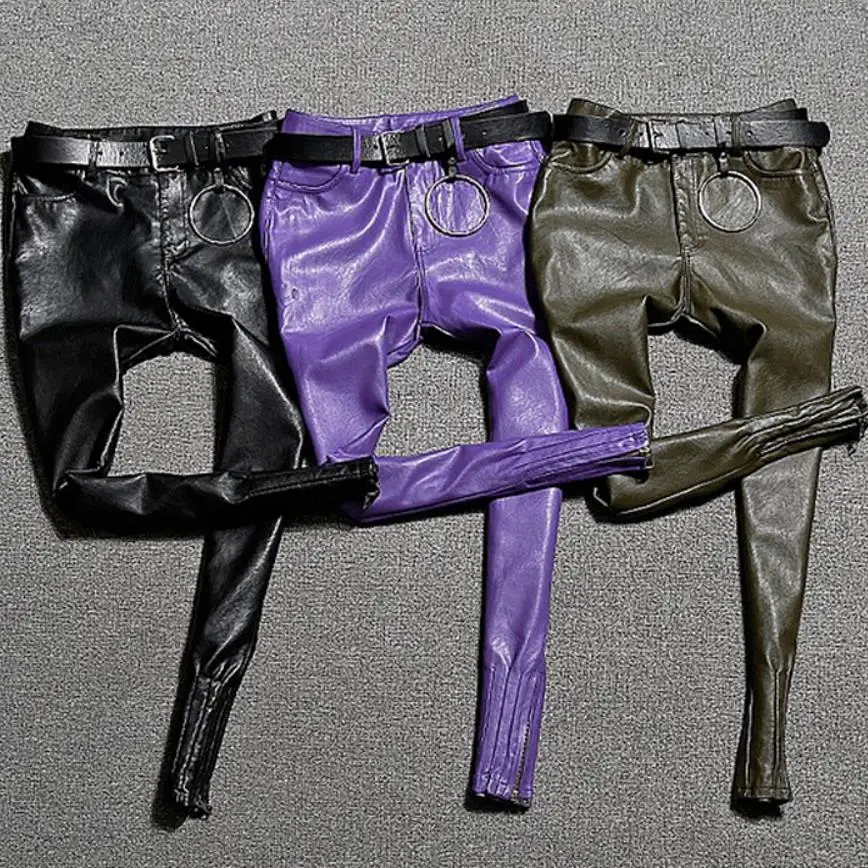 plus size 25-31!2019 spring fashion PU Leather High Waist Skinny Pencil Pants Women Jegging Trouser Casual
plus size 25-31!2019 spring fashion PU Leather High Waist Skinny Pencil Pants Women Jegging Trouser Casual
