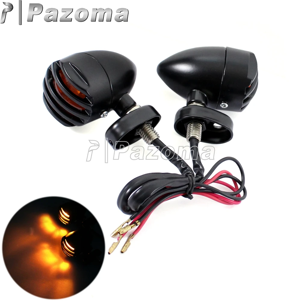Black Grille Bullet Amber Light Turn Signal Indicators Motorcycle Blinker Light Lamp for Harley Custom Bobber Chopper Cafe Racer
Black Grille Bullet Amber Light Turn Signal Indicators Motorcycle Blinker Light Lamp for Harley Custom Bobber Chopper Cafe Racer