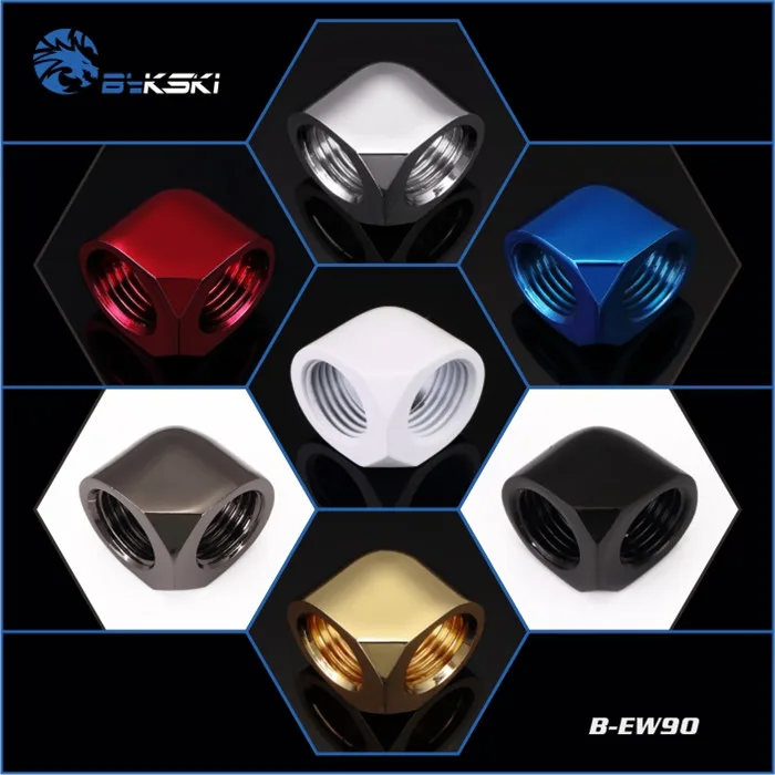 Bykski B-EW90 90 Degree Female to Female Angle Elbow Fitting Multi Color Options PC Water Cooling
Bykski B-EW90 90 Degree Female to Female Angle Elbow Fitting Multi Color Options PC Water Cooling