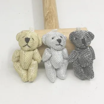 60pcs Sequin Little Mini Cute 4.5CM Joint Bear Stuffed Plush Bear Plush TOYS Garments Hair Decor Plush DOLL Accessories TOY 
60pcs Sequin Little Mini Cute 4.5CM Joint Bear Stuffed Plush Bear Plush TOYS Garments Hair Decor Plush DOLL Accessories TOY