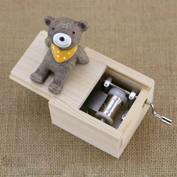 Cute Animals music box hand cranked wooden gift for children gifts the new year bear cat dog hedgehog home decoration HEBFG08
Cute Animals music box hand cranked wooden gift for children gifts the new year bear cat dog hedgehog home decoration HEBFG08