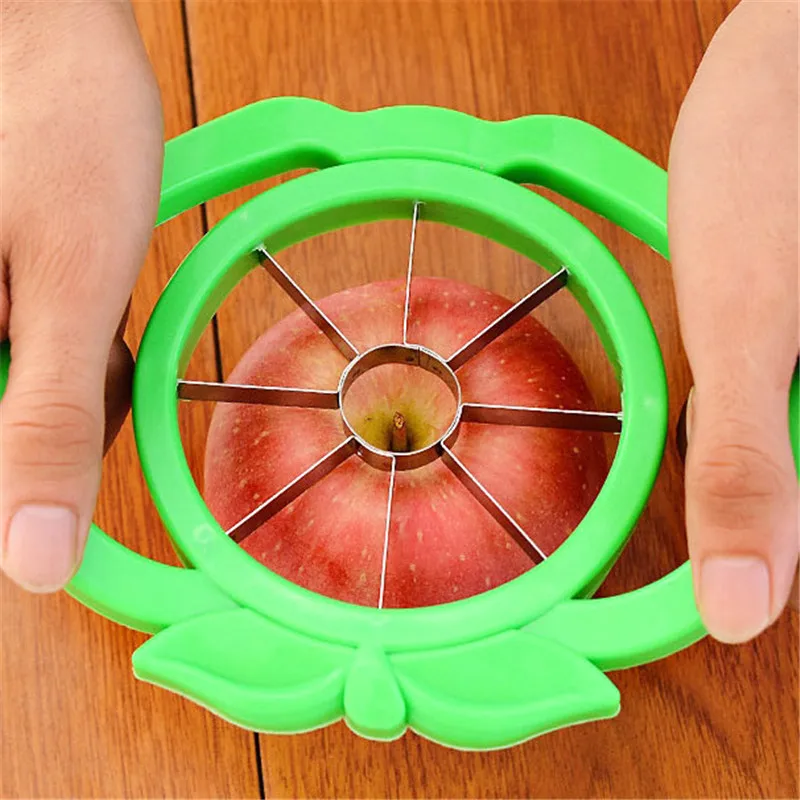 

Kitchen Apple Slicer Corer Cutter Pear Fruit Divider Tool Comfort Handle for Kitchen Apple Peeler Fast Shipping avocado slicer