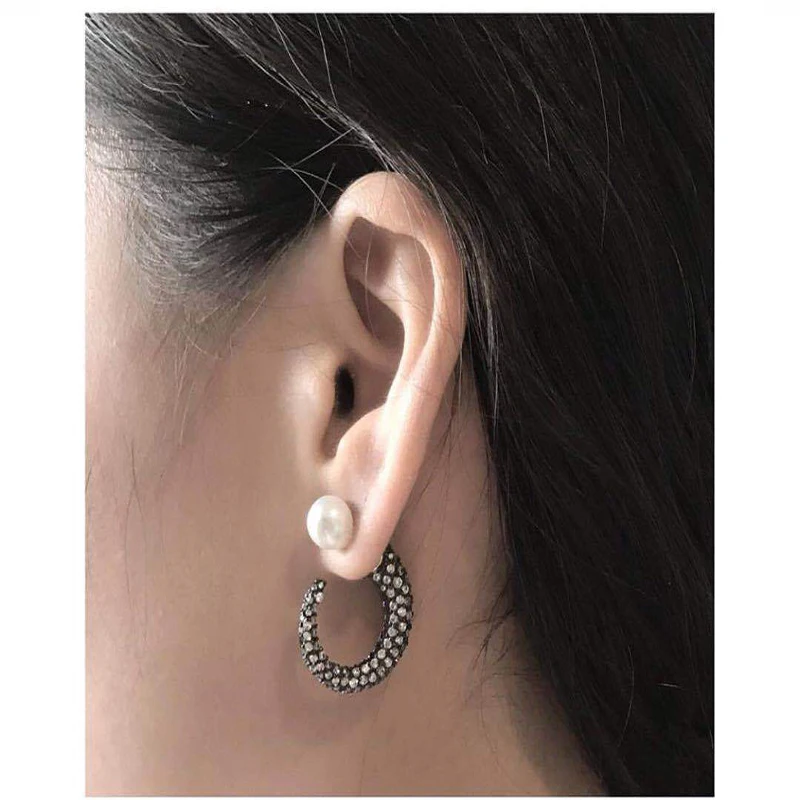 Rongho Bib Crystal C earrings for Women Pearl Brincos Femme Earring Geometric Irregular Hiphop earring Fashion Jewelry
Rongho Bib Crystal C earrings for Women Pearl Brincos Femme Earring Geometric Irregular Hiphop earring Fashion Jewelry
