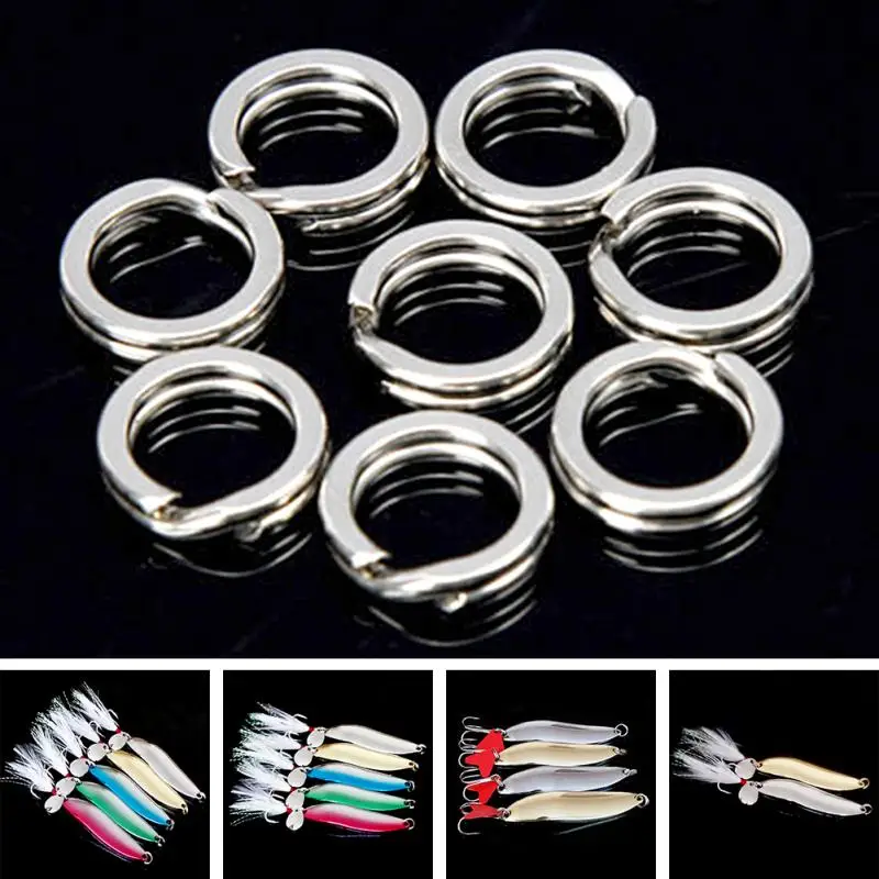 5mm 6mm 7mm 8mm 50Pcs Split Rings for Blank Lures Crankbait Hard Bait For Each Pack Bass Walleye Fishing
5mm 6mm 7mm 8mm 50Pcs Split Rings for Blank Lures Crankbait Hard Bait For Each Pack Bass Walleye Fishing