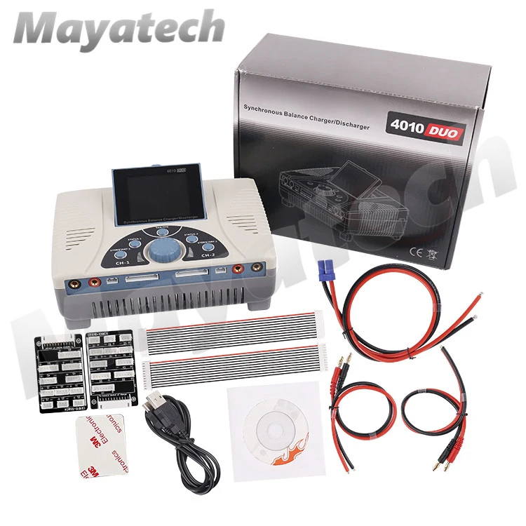 4010DUO 10S x 2 40A 2000W Dual Port s Balance Lipo Life Batter Model airplane charger сельскохозяйственное зарядное