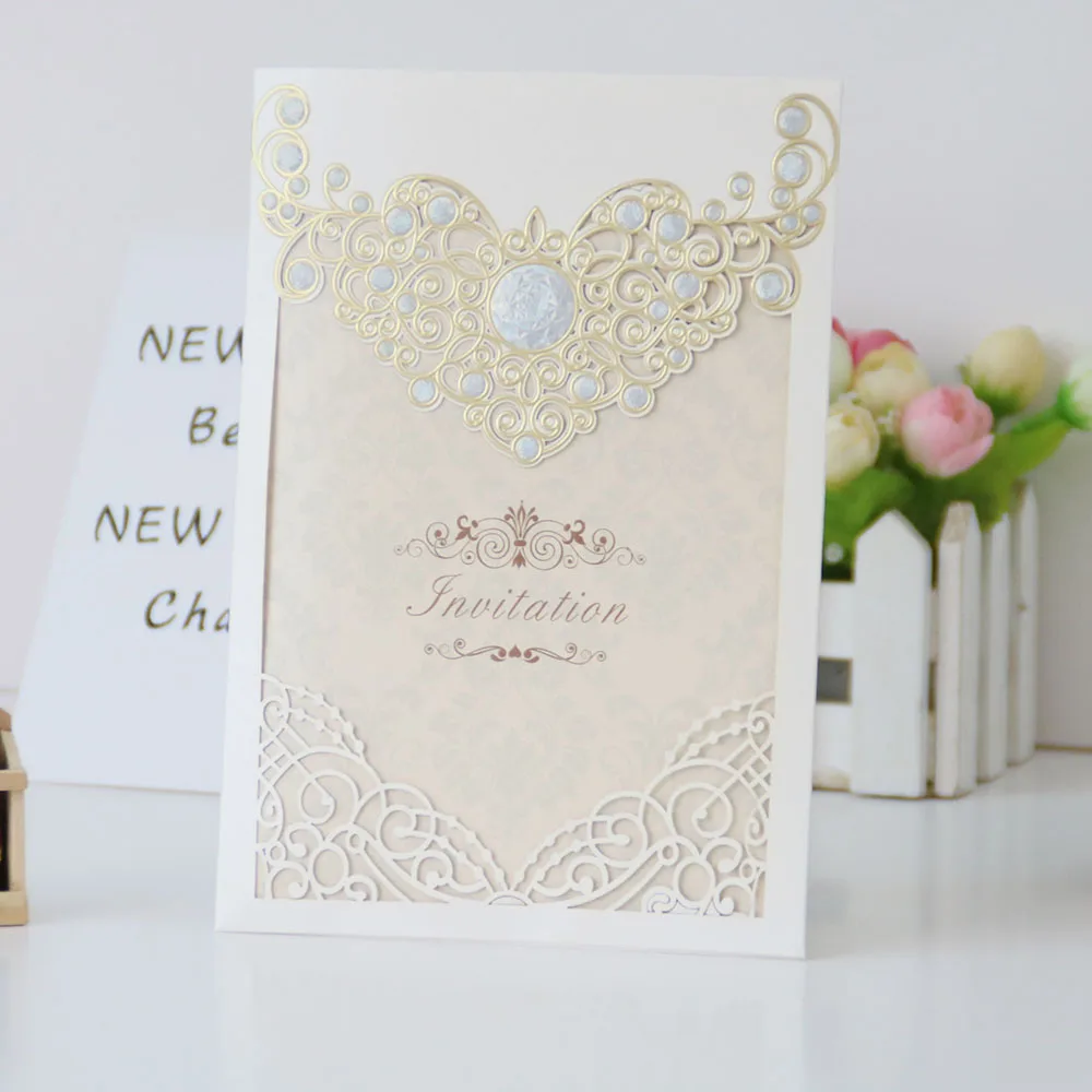 JUMI 10pcs/lot Laser Cut Wedding Invitations Different Colors Luxury Wedding Invitation Card Design Wedding Event and Party Dec
JUMI 10pcs/lot Laser Cut Wedding Invitations Different Colors Luxury Wedding Invitation Card Design Wedding Event and Party Dec
