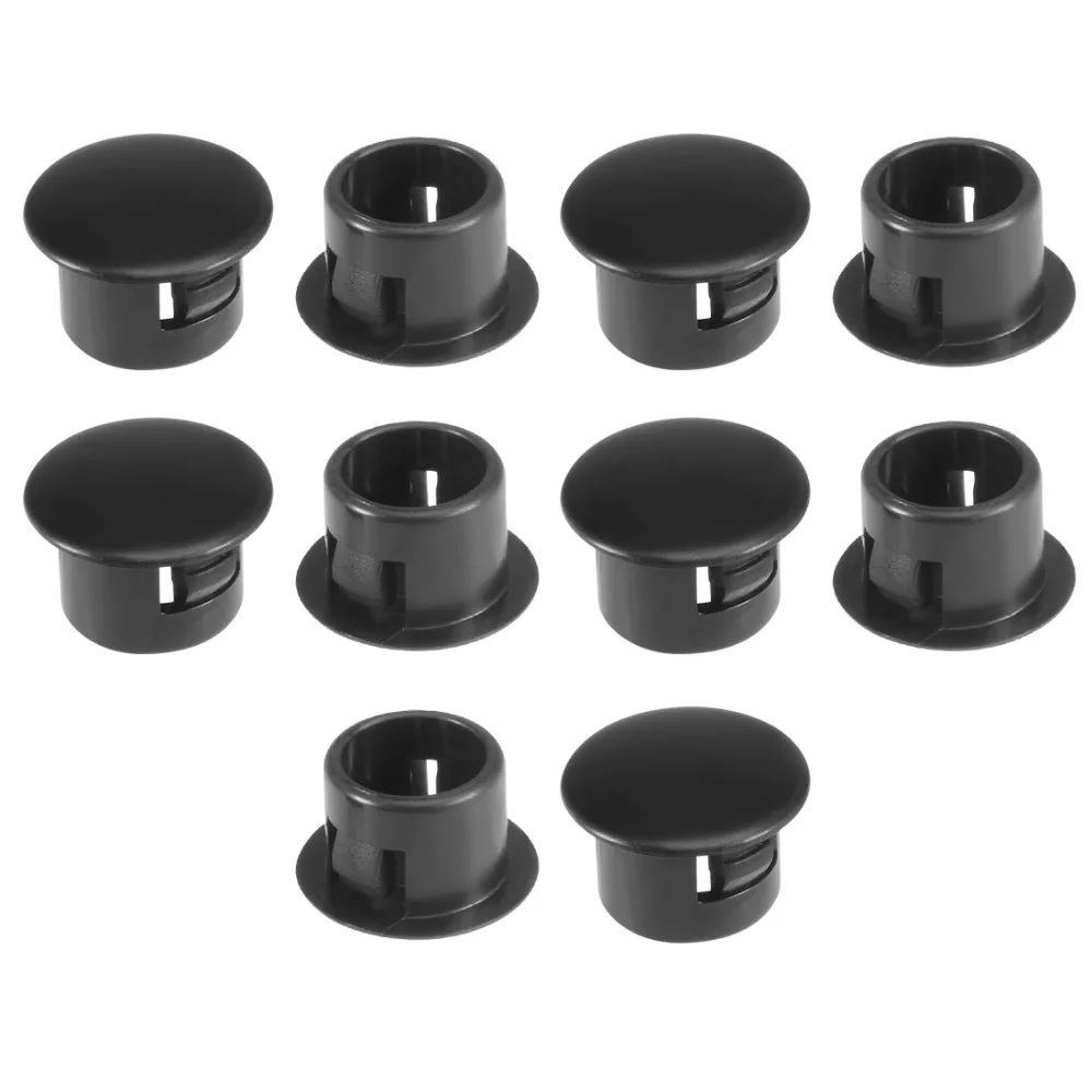 Uxcell 10pcs Nylon 7.8x8/12.7x9/14x10.4/16x10.2/19x10.2/20.1x10.1mm Black/White Snap Panel Locking Round Hole Plugs Button Cover
Uxcell 10pcs Nylon 7.8x8/12.7x9/14x10.4/16x10.2/19x10.2/20.1x10.1mm Black/White Snap Panel Locking Round Hole Plugs Button Cover