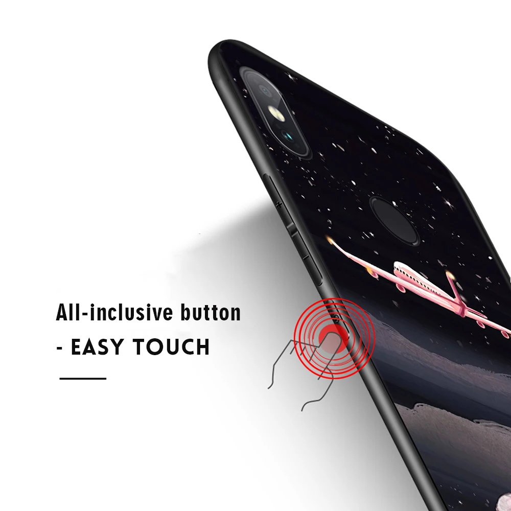 Pattern Phone Case For Xiaomi Mi 8 SE A1 A2 Mi 5X 6X Redmi 6 Pro 6A 5 Plus Note 5 Pro 5A Pocophone F1 Poco F1 Cover Soft Fundas