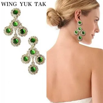 wing yuk tak Green Gem Sexy Star Style Trendy Vintage Gold Color Luxury Crystal Big Earrings For Women Fashion Jewelry
wing yuk tak Green Gem Sexy Star Style Trendy Vintage Gold Color Luxury Crystal Big Earrings For Women Fashion Jewelry
