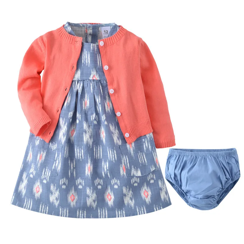 3pcs Baby Girl Cotton Dress Set Infant Lovely long Sleeve Clothing Toddler Printed Floral Outfits Little Girls Suit Kids
3pcs Baby Girl Cotton Dress Set Infant Lovely long Sleeve Clothing Toddler Printed Floral Outfits Little Girls Suit Kids