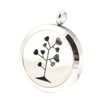 10pcs 30mm plain Tree Of Heart Aromatherapy Essential Oil surgical Stainless Steel Perfume Diffuser Locket Necklace with chain
10pcs 30mm plain Tree Of Heart Aromatherapy Essential Oil surgical Stainless Steel Perfume Diffuser Locket Necklace with chain