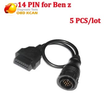 5pcs/lot For Sprinter 14 Pin OBDII Adaptor DLC Connector For MB Vehicle For Ben z 14Pin Sprinter to OBD2 16Pin free shipping
5pcs/lot For Sprinter 14 Pin OBDII Adaptor DLC Connector For MB Vehicle For Ben z 14Pin Sprinter to OBD2 16Pin free shipping