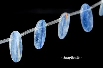Blue Kyanite Gemstone Blue Grade A Oval Topdrill 25x11mm Loose Beads 8 Beads (90143949-175)
Blue Kyanite Gemstone Blue Grade A Oval Topdrill 25x11mm Loose Beads 8 Beads (90143949-175)