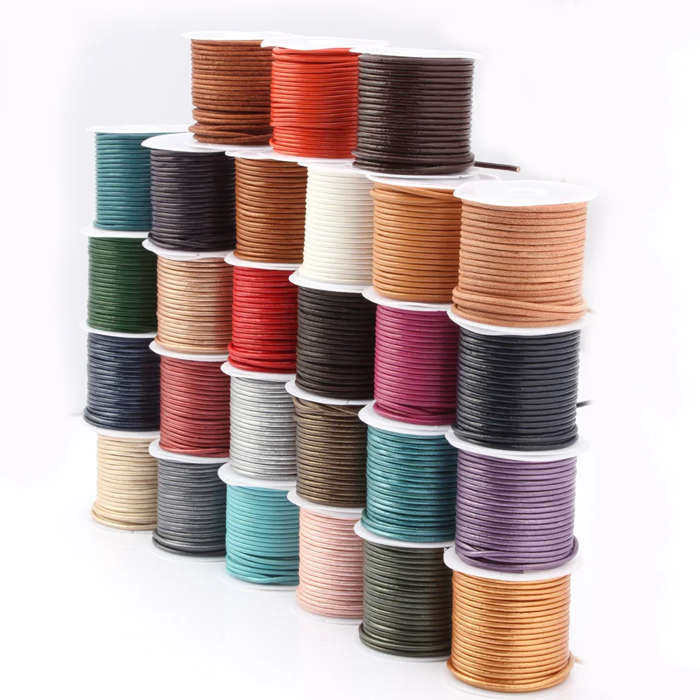 OlingArt 2mm 5M/lot Multicolor Round Leather Cord /Wire earrings Bracelet choker necklace DIY jewelry making
OlingArt 2mm 5M/lot Multicolor Round Leather Cord /Wire earrings Bracelet choker necklace DIY jewelry making