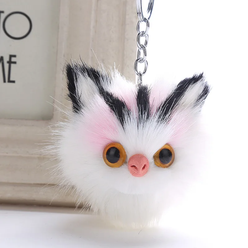 Charm Women Fluffy Keychains Pompon Kitten Cat Key Chain Girls Pompom Fur Car Key Ring Purse Pendant Pom Pom Keyrings Jewelry
Charm Women Fluffy Keychains Pompon Kitten Cat Key Chain Girls Pompom Fur Car Key Ring Purse Pendant Pom Pom Keyrings Jewelry
