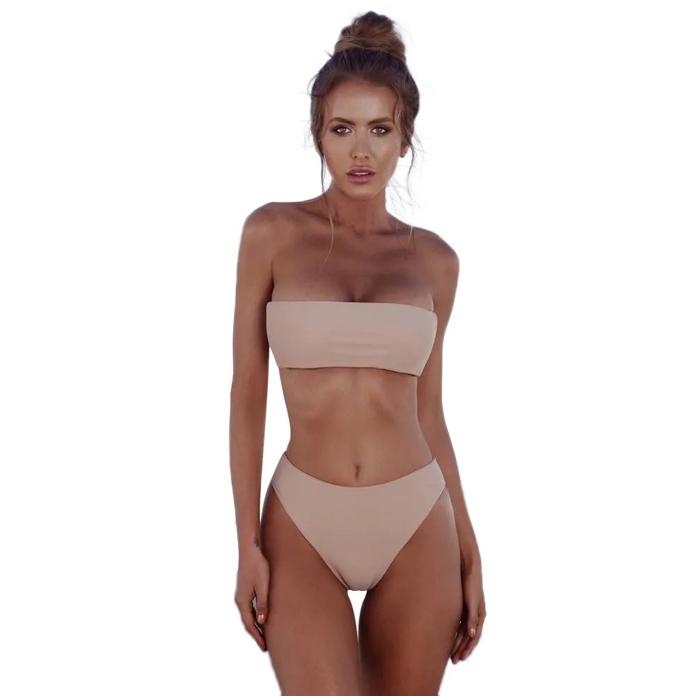 Simple Solid Two Pieces Swimwear Women Swimsuit Strappy Sexy Push Up Padded Triangle Bra Bodysuit Female Bathing Suits Biquini
Simple Solid Two Pieces Swimwear Women Swimsuit Strappy Sexy Push Up Padded Triangle Bra Bodysuit Female Bathing Suits Biquini
