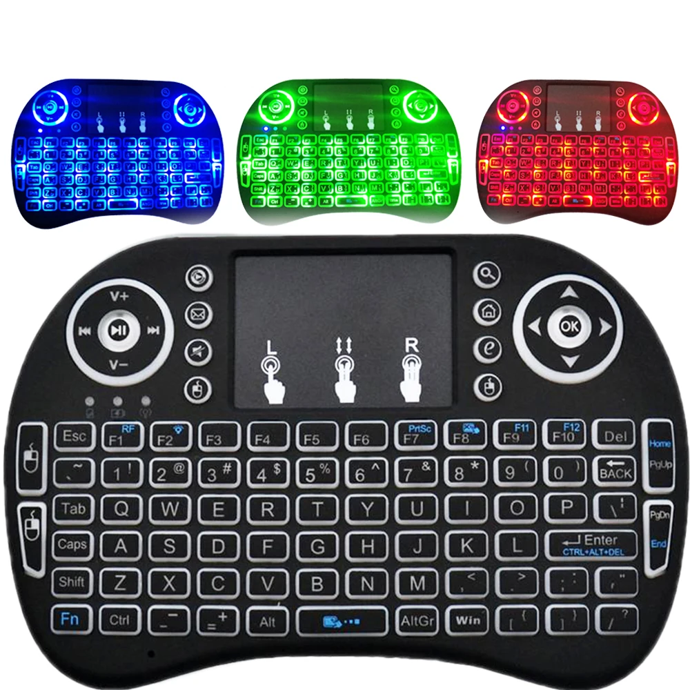 Mini 2.4GHz Wireless QWERTY Keyboard Touchpad Air Mouse For Gaming Support Smart Phone PC Tablet PC TV Box Laptop ENGLISH
Mini 2.4GHz Wireless QWERTY Keyboard Touchpad Air Mouse For Gaming Support Smart Phone PC Tablet PC TV Box Laptop ENGLISH