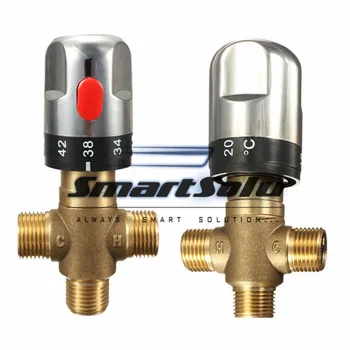Free Shipping DN15 Brand New Retail - Brass Thermostatic Mixing Valve, Pipe Thermostat Valve, Control the Mixing Water Tempera
Free Shipping DN15 Brand New Retail - Brass Thermostatic Mixing Valve, Pipe Thermostat Valve, Control the Mixing Water Tempera