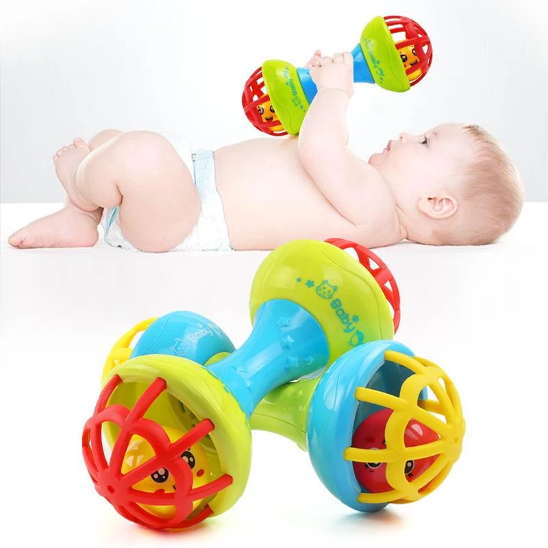 Baby Rattles Toy Teether Intelligence Grasping Gums Plastic Music Shaking Hand Bell baby Learning Education Toys 0-12 Months
Baby Rattles Toy Teether Intelligence Grasping Gums Plastic Music Shaking Hand Bell baby Learning Education Toys 0-12 Months