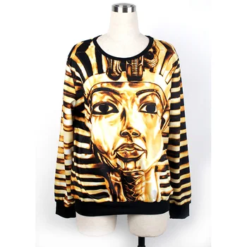 Autumn Winter Women Hoodies Sweatshirts Pullover Pharaoh of Egypt 3D Printing Roupas Inverno Tops Striped O-Neck Fall Clothing
Autumn Winter Women Hoodies Sweatshirts Pullover Pharaoh of Egypt 3D Printing Roupas Inverno Tops Striped O-Neck Fall Clothing