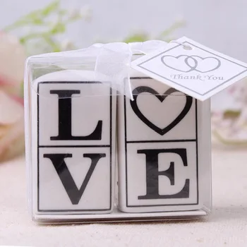 Free shipping 160pcs=80 set/lot love word ceramic salt and pepper shaker wedding favor
Free shipping 160pcs=80 set/lot love word ceramic salt and pepper shaker wedding favor