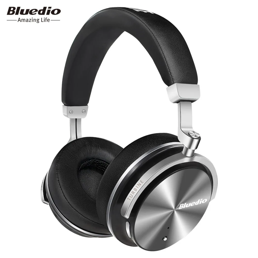 

Bluedio T4S Active Noise Cancelling Wireless Bluetooth Headphones ANC Edition Headset 3D Sound Around The Ear For Android IOS