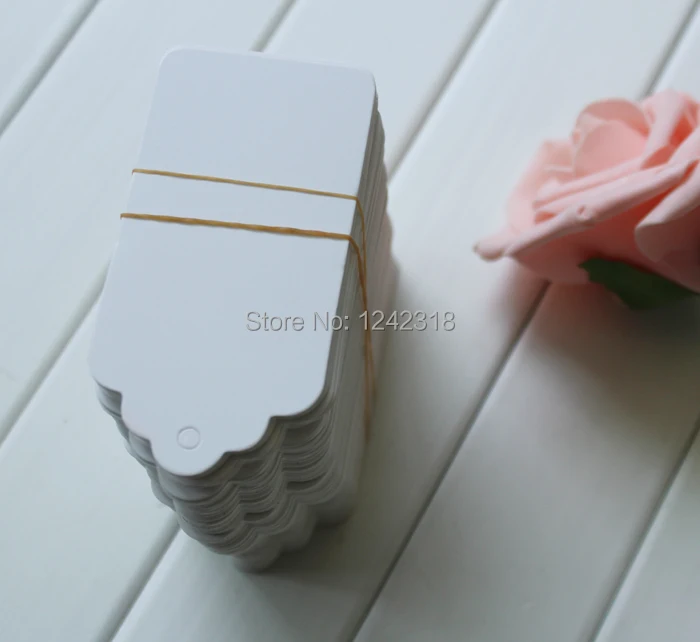 B15 free shipping 100pcs 4.5*9cm retro vintage style white Kraft paper blank wave price tags packaging labels hang tag
B15 free shipping 100pcs 4.5*9cm retro vintage style white Kraft paper blank wave price tags packaging labels hang tag