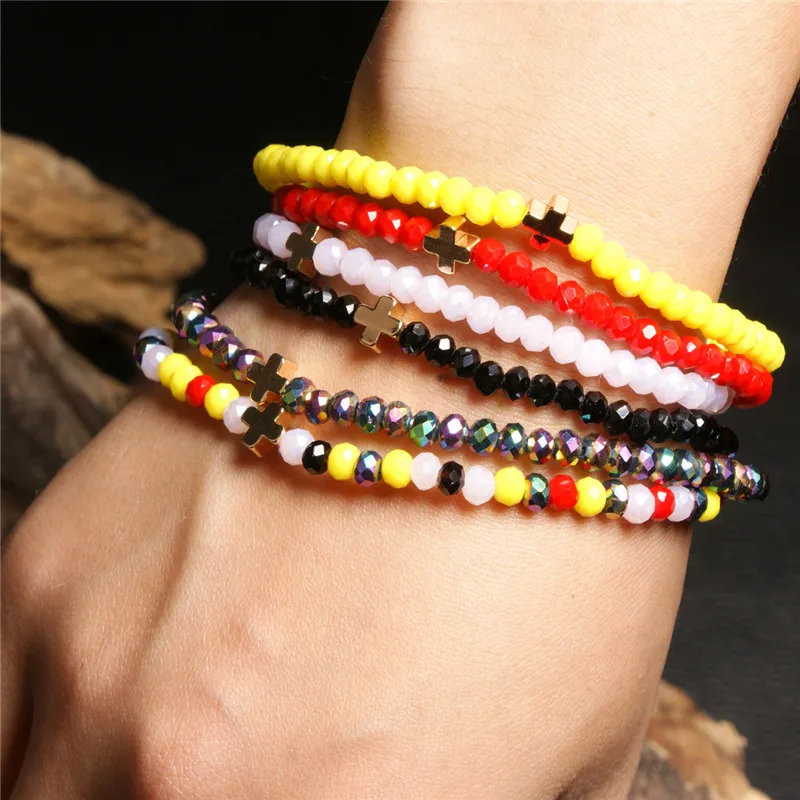 Glass Stone Colorful Bead Cross Charm Bracelets Bangles for Men Male Buddha Strand Bracelet Jewelry Accessories on Hand
Glass Stone Colorful Bead Cross Charm Bracelets Bangles for Men Male Buddha Strand Bracelet Jewelry Accessories on Hand