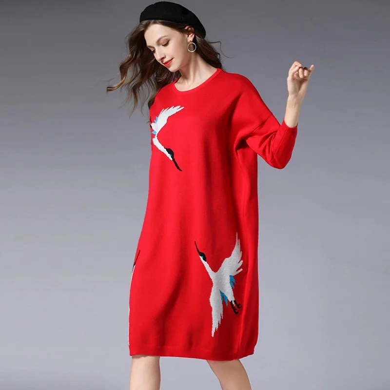 2018 Pregnant Winter Dress Loose Maternity Wear Long Sleeve Plus Size Clothes Mother Casual Jersey Red Black Animal O-Neck
2018 Pregnant Winter Dress Loose Maternity Wear Long Sleeve Plus Size Clothes Mother Casual Jersey Red Black Animal O-Neck