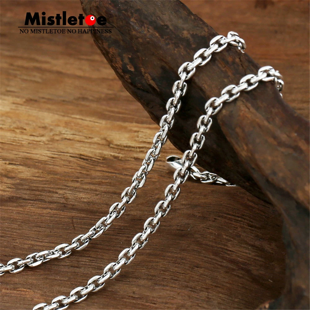 Authentic 100% 925 Sterling Silver Classic Vintage 2.5mm Necklace Chain Jewelry For Women Or Men
Authentic 100% 925 Sterling Silver Classic Vintage 2.5mm Necklace Chain Jewelry For Women Or Men