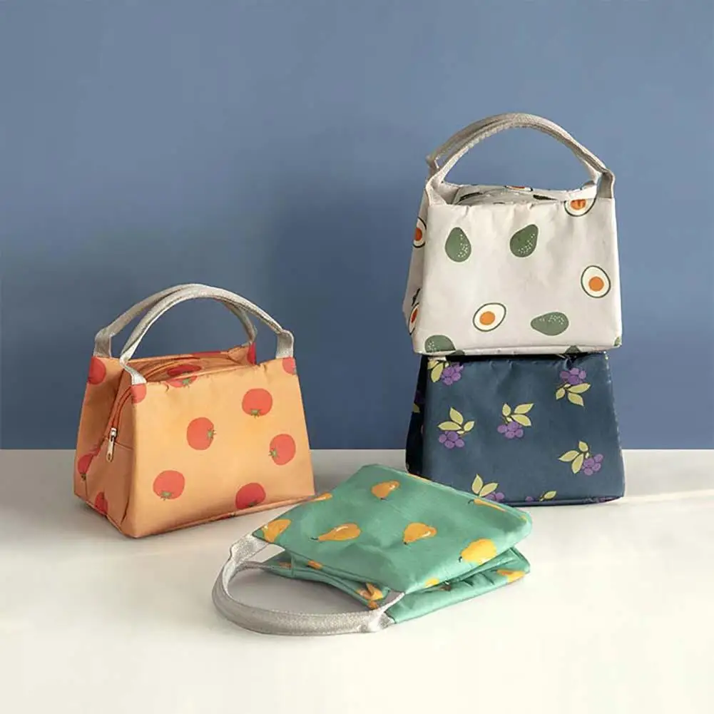 Fashion Fruit Printed Thermal Insulation Office Picnic Food Bento Lunch Tote Bag Set
Fashion Fruit Printed Thermal Insulation Office Picnic Food Bento Lunch Tote Bag Set
