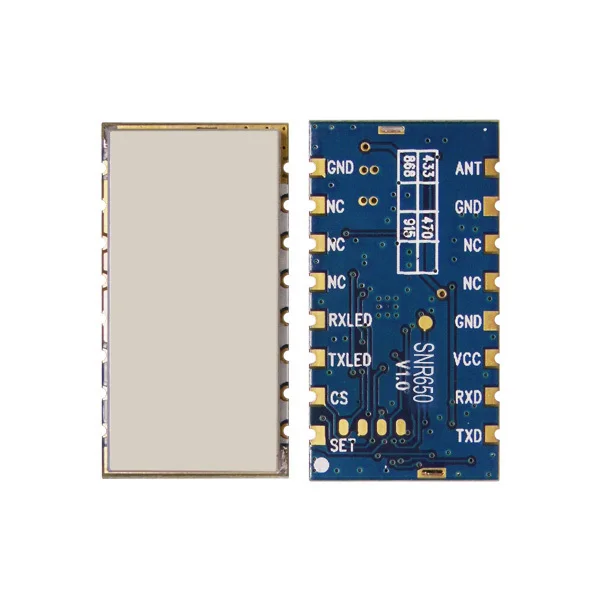 433/470/868/915MHz TTL/RS485 Port 3KM Long Range SNR650 Embedded Wireless Data Transmitter & Receiver RF Network Node Module
433/470/868/915MHz TTL/RS485 Port 3KM Long Range SNR650 Embedded Wireless Data Transmitter & Receiver RF Network Node Module