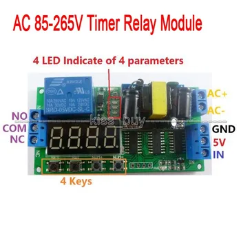 ac 110V 220V Digital LED cycle timing delay Time Timer relay Module clock control
ac 110V 220V Digital LED cycle timing delay Time Timer relay Module clock control