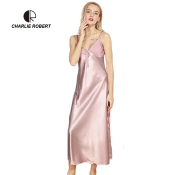 CR 2019 Women Sexy Nightwear 6 Colors Size M~XL Spring Summer Style Long Split Nightgown Sleepwear Dress Lingerie Robe AP453
CR 2019 Women Sexy Nightwear 6 Colors Size M~XL Spring Summer Style Long Split Nightgown Sleepwear Dress Lingerie Robe AP453