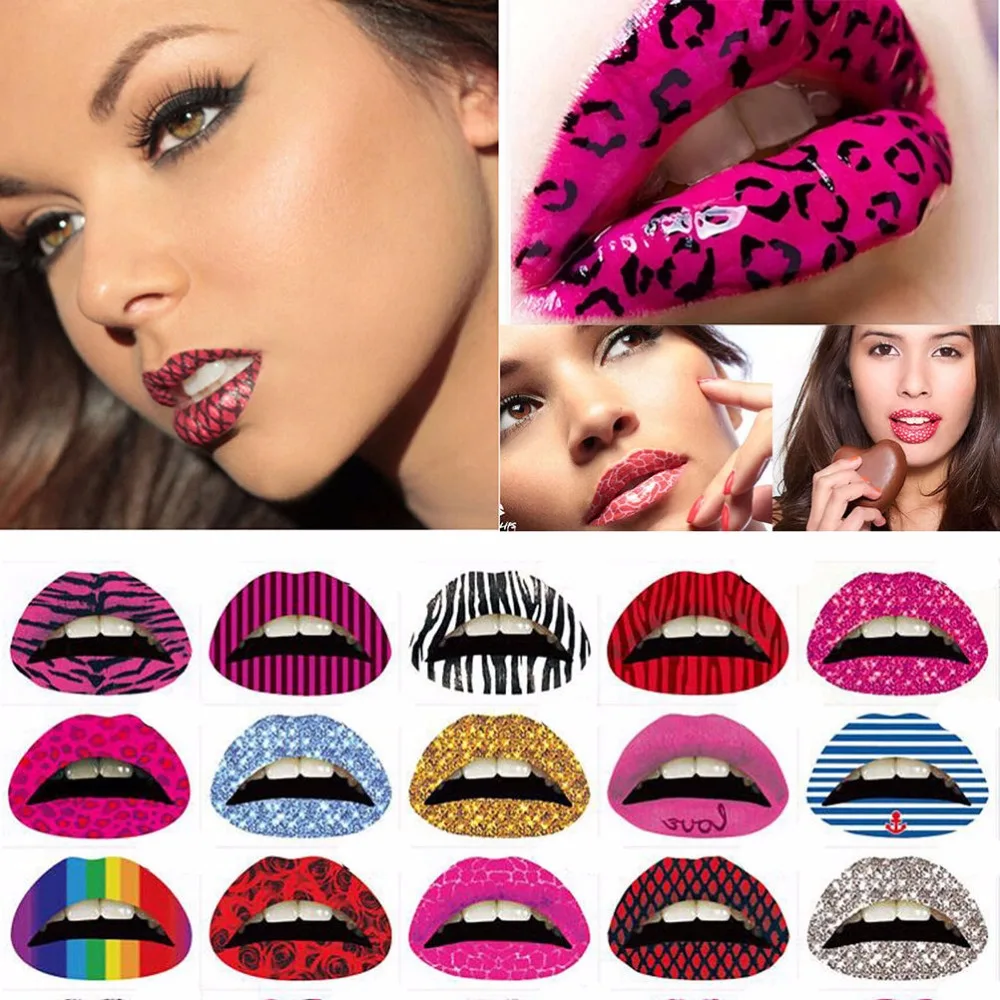 3 Pcs/lot Women Lips Temporary Tattoo Sticker Transfers Lipstick Praia Body Art Factory Price Sexy Products
3 Pcs/lot Women Lips Temporary Tattoo Sticker Transfers Lipstick Praia Body Art Factory Price Sexy Products