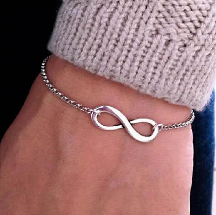 SL088 European and American trade jewelry retro fashion simple lucky number 8 characters personality Bracelet
SL088 European and American trade jewelry retro fashion simple lucky number 8 characters personality Bracelet
