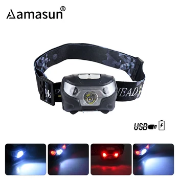 USB Rechargeable Q5 LED Headlamp Flashlight 500LM Torch Portable Waterproof Headlight for Outdoor Camping White+Red 11 Modes
USB Rechargeable Q5 LED Headlamp Flashlight 500LM Torch Portable Waterproof Headlight for Outdoor Camping White+Red 11 Modes