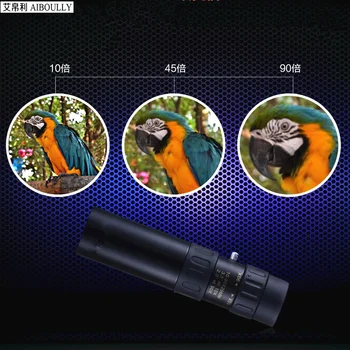 Monocular Telescope 10-90x 25mm Outdoor Climbing Tool Travel Fishing to Watch the Scenery Investigation and Monitoring Equipment 
Monocular Telescope 10-90x 25mm Outdoor Climbing Tool Travel Fishing to Watch the Scenery Investigation and Monitoring Equipment