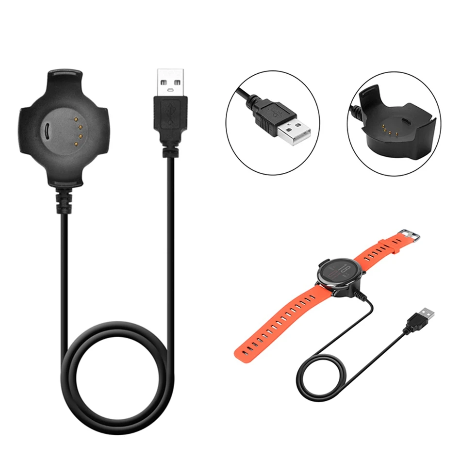 1 м Смарт-часы кабель Зарядное устройство Dock USB для Huami Amazfit Smart Аксессуары Часы |
