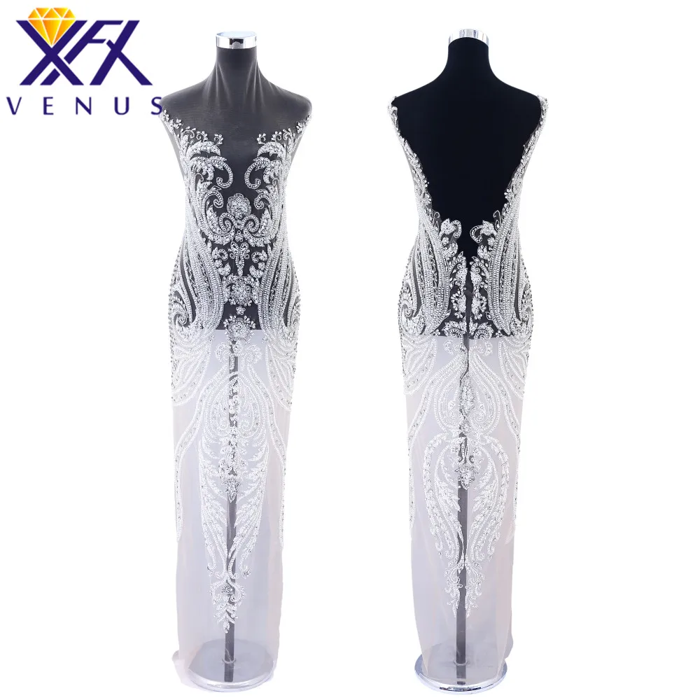 XINGFNAGXIU 1 Set Rhinestones Beads Applique Crystal Decorative Long Patches Bridal Long Trim Dress for Evening Prom Dress
XINGFNAGXIU 1 Set Rhinestones Beads Applique Crystal Decorative Long Patches Bridal Long Trim Dress for Evening Prom Dress