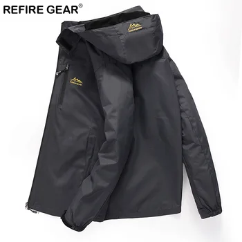 Refire Gear Autumn Jackets Men Outdoor Waterproof 2 pieces adjustable Coats Hiking Climbing Trekking Skiing Windbreaker Men 
Refire Gear Autumn Jackets Men Outdoor Waterproof 2 pieces adjustable Coats Hiking Climbing Trekking Skiing Windbreaker Men