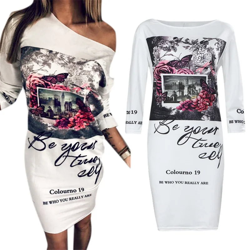 S-5XL Women Clothing Plus Size Dresses 2019 Summer One Shoulder Sexy O-Neck Mini Dress Female Print Streetwear Large Size Dress
S-5XL Women Clothing Plus Size Dresses 2019 Summer One Shoulder Sexy O-Neck Mini Dress Female Print Streetwear Large Size Dress